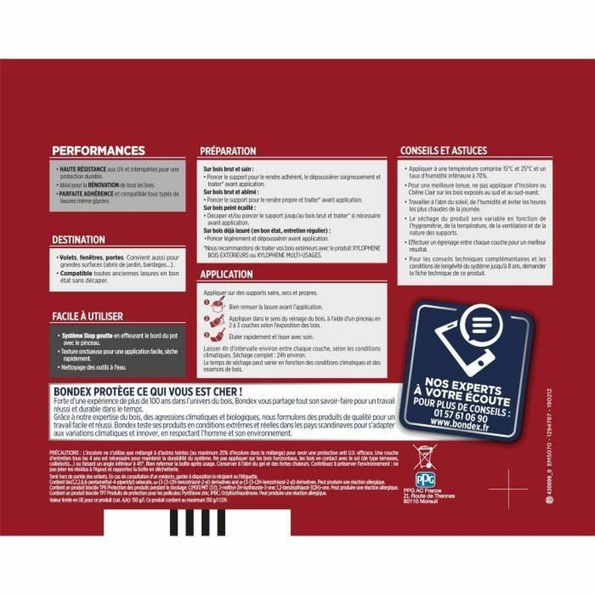 Pintura de Imprimación Bondex Marrón Satinado 2,5 L