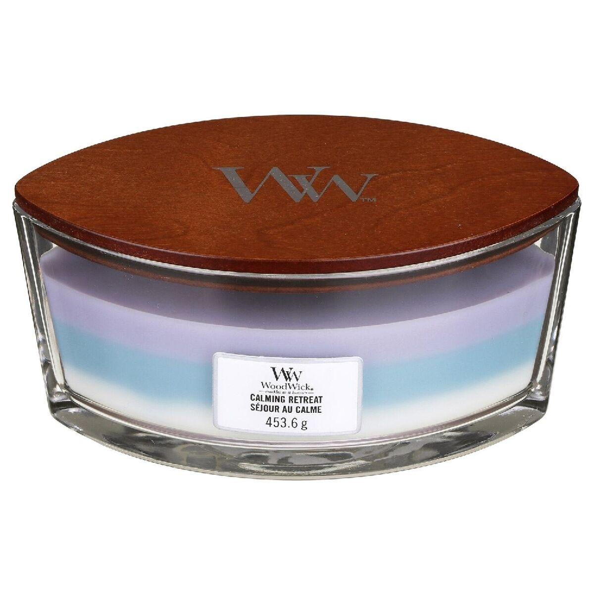 Vela Perfumada Woodwick Trilogy Ellipse Calming Retreat