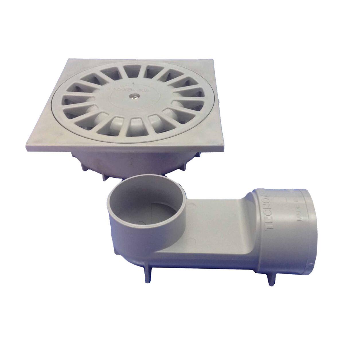 Sumidero Tecnoagua T-88 VH PVC 15 x 15 x 5 cm Ø 5 cm