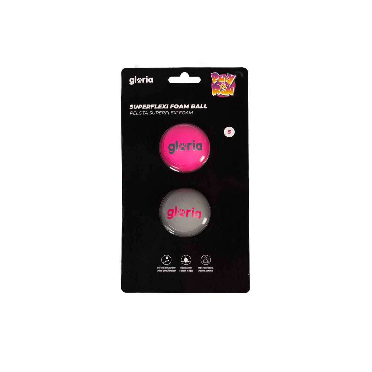 Pelota para Mascotas Gloria PLAY AND RUN Gris Espuma TPR S