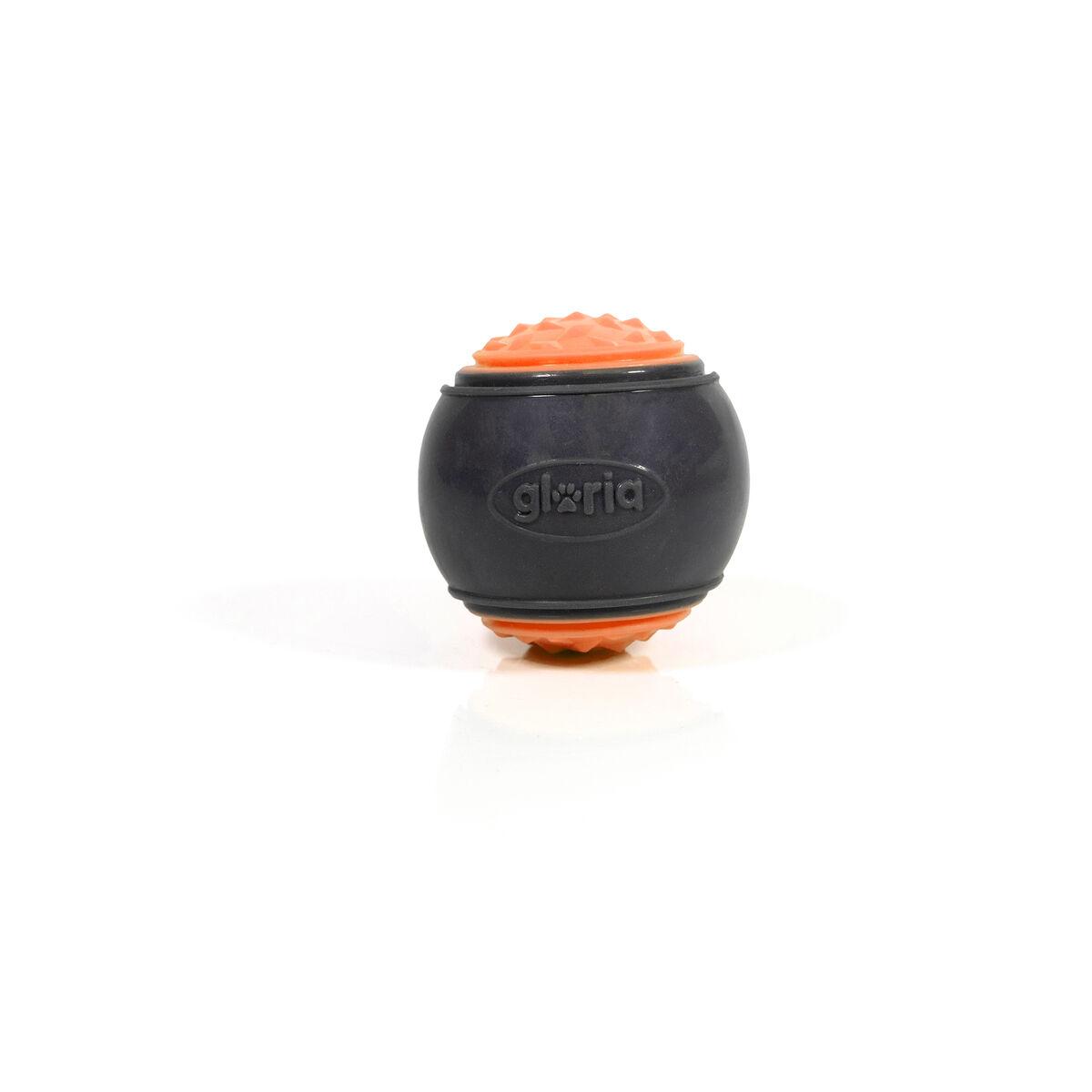 Pelota para Mascotas Gloria PLAY AND RUN Naranja TPR M 6,35 cm 2 Unidades