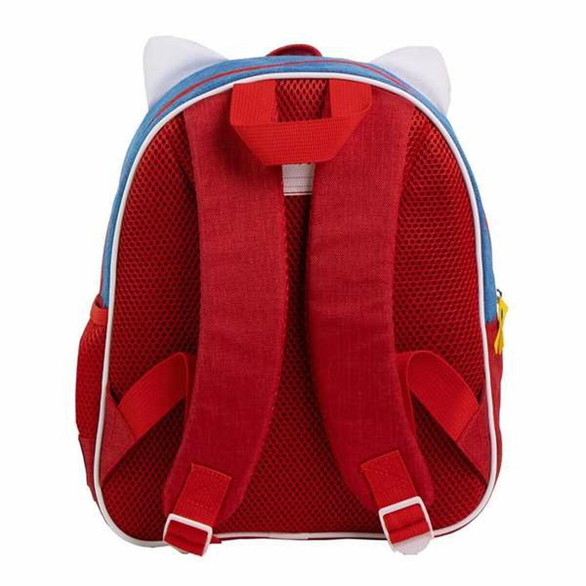Mochila Escolar Hello Kitty Azul