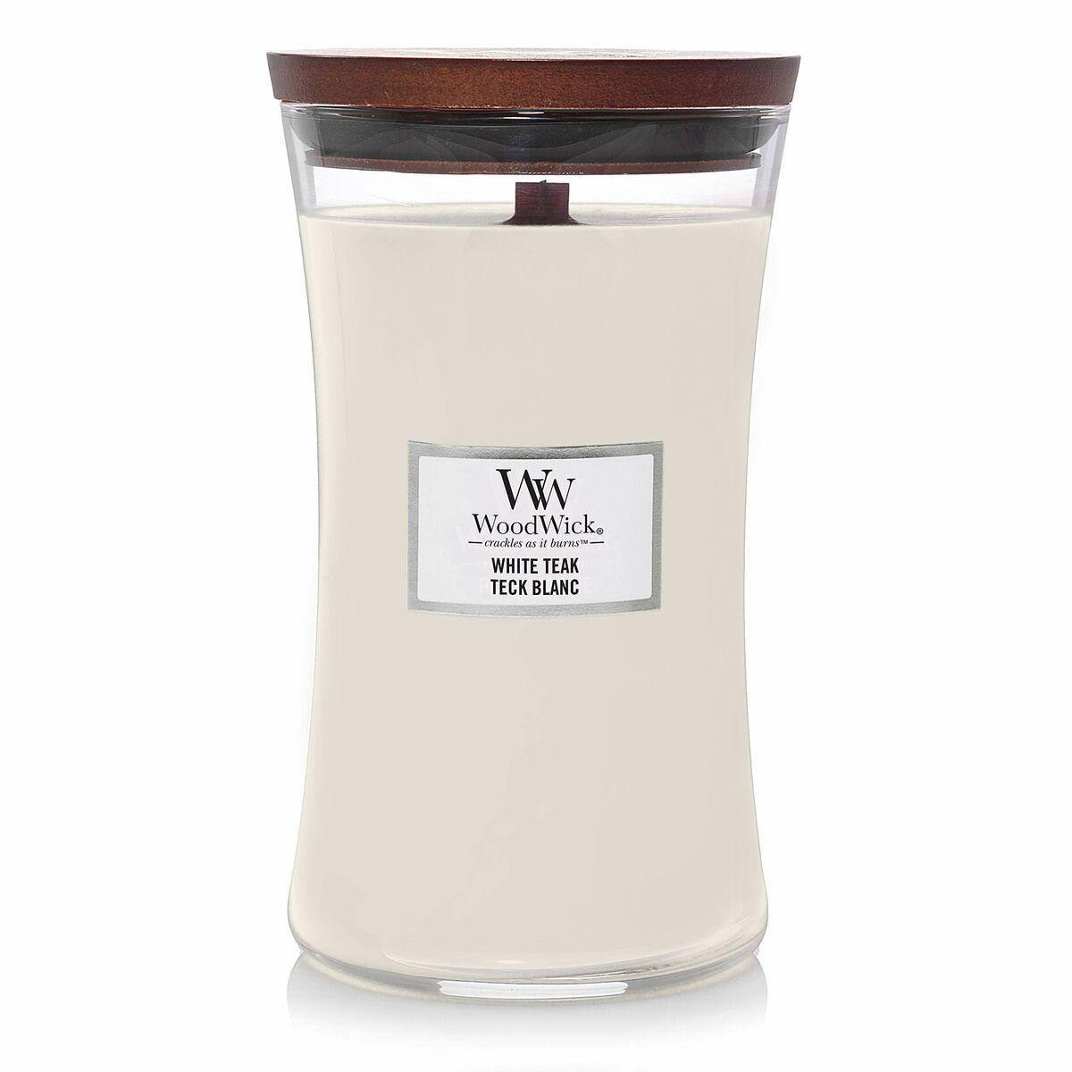 Vela Perfumada Woodwick Core Large White Teak 609 g