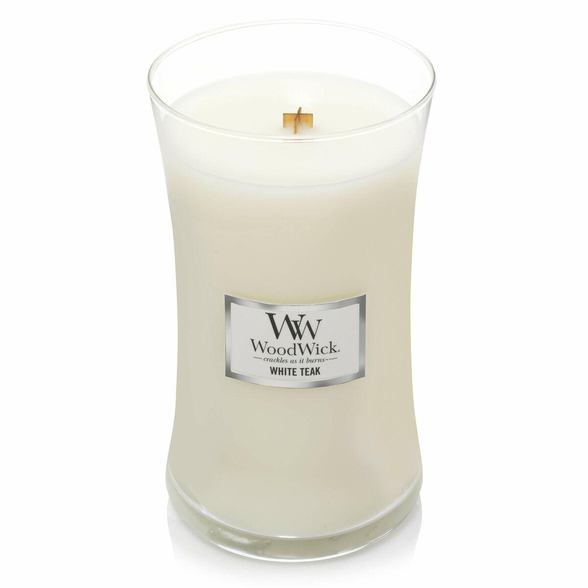 Vela Perfumada Woodwick Core Large White Teak 609 g