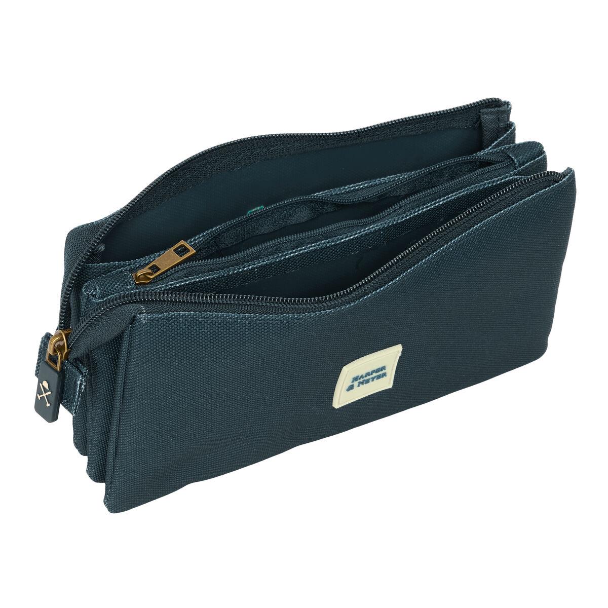 Portatodo Harper & Neyer Azul marino 22 x 12 x 3 cm