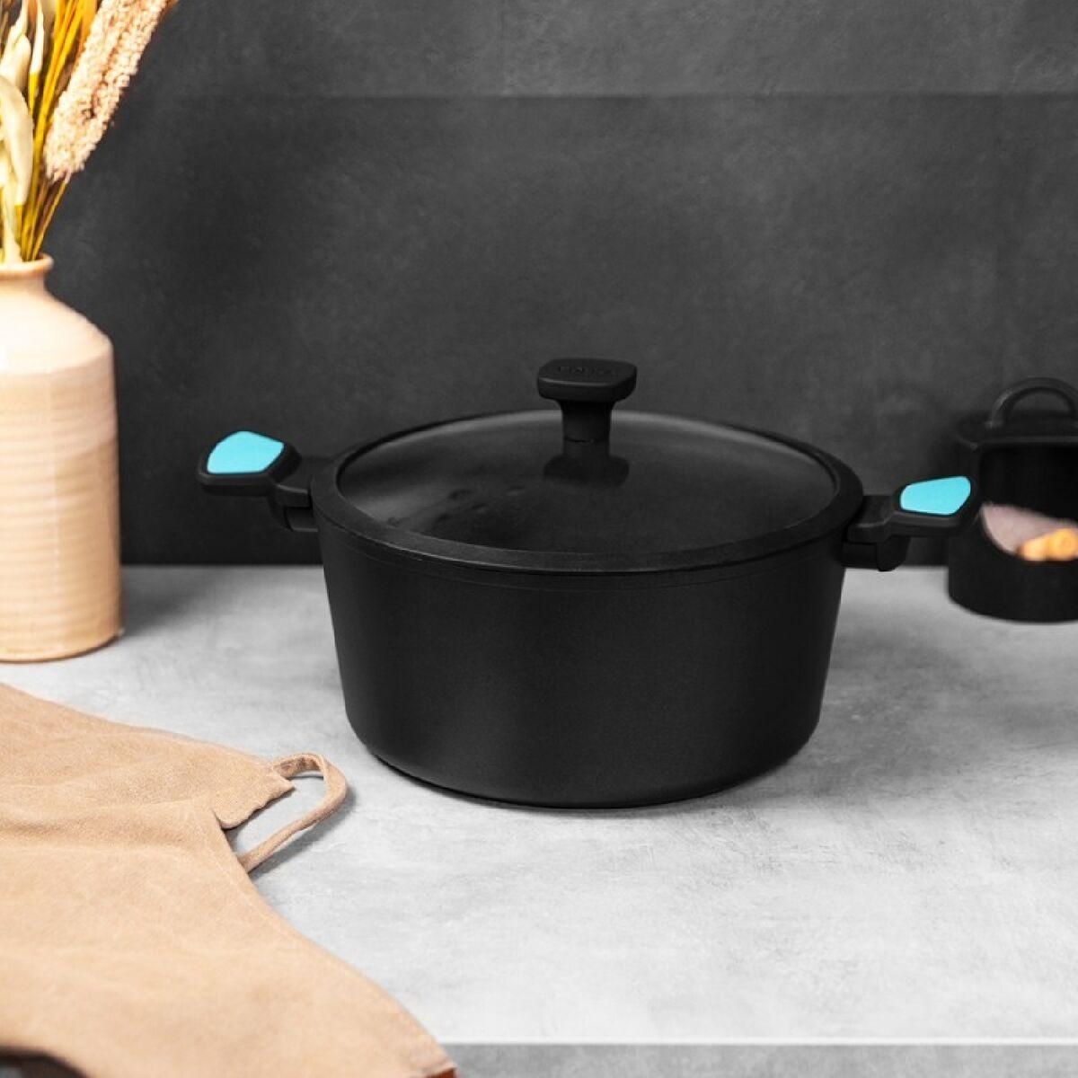 Olla con Tapa Cecotec Polka Platinum 28 Pot Thunder 4,5 L Negro Gris Aluminio Ø 28 cm