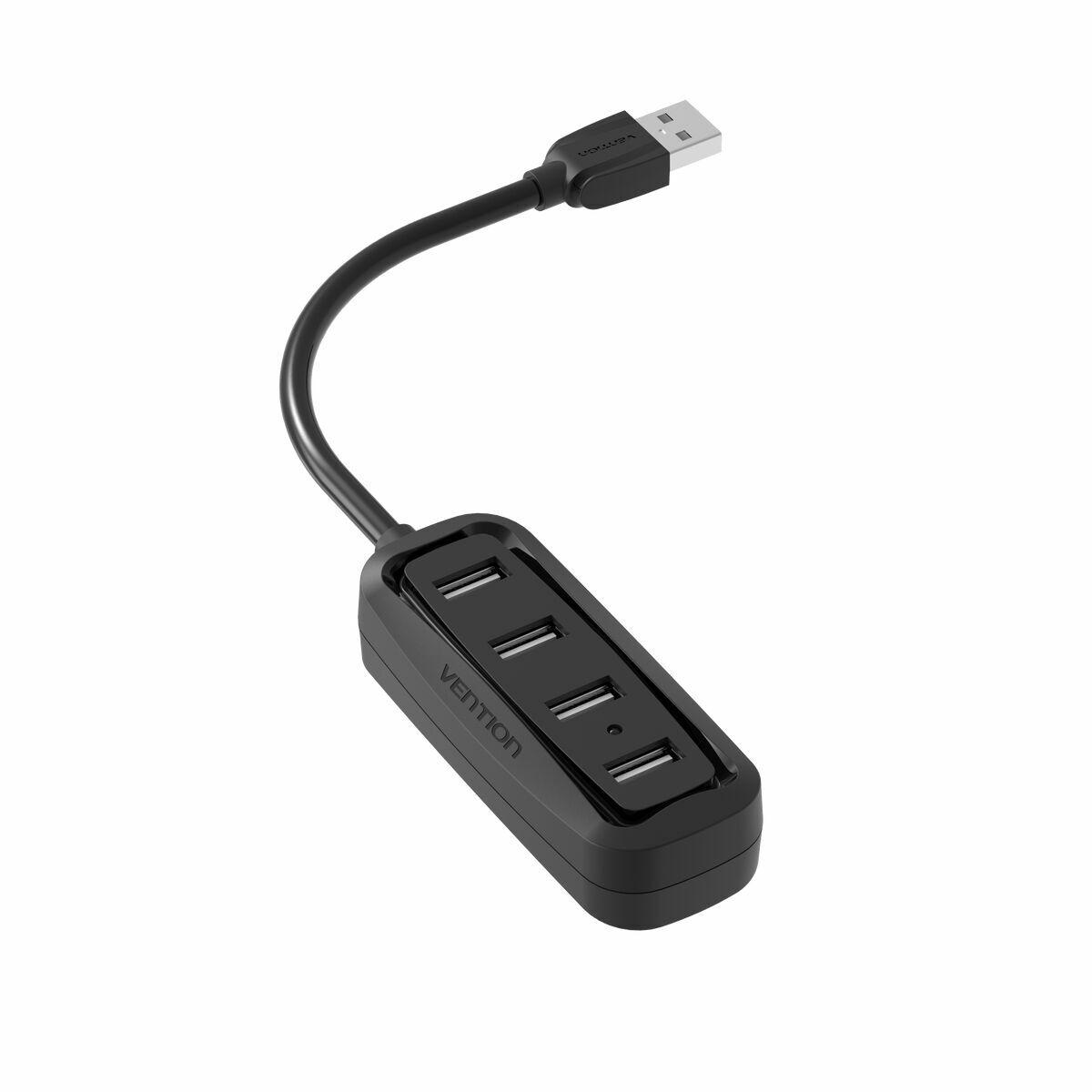 Hub USB Vention VAS-J43-B015 Negro