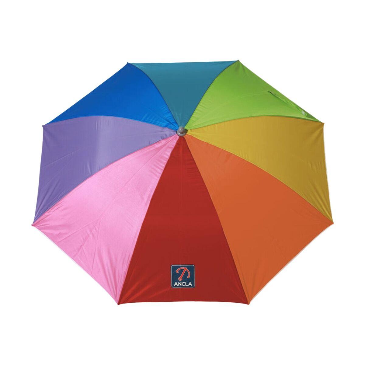 Sombrilla de playa Multicolor Ø 200 cm SPF50+