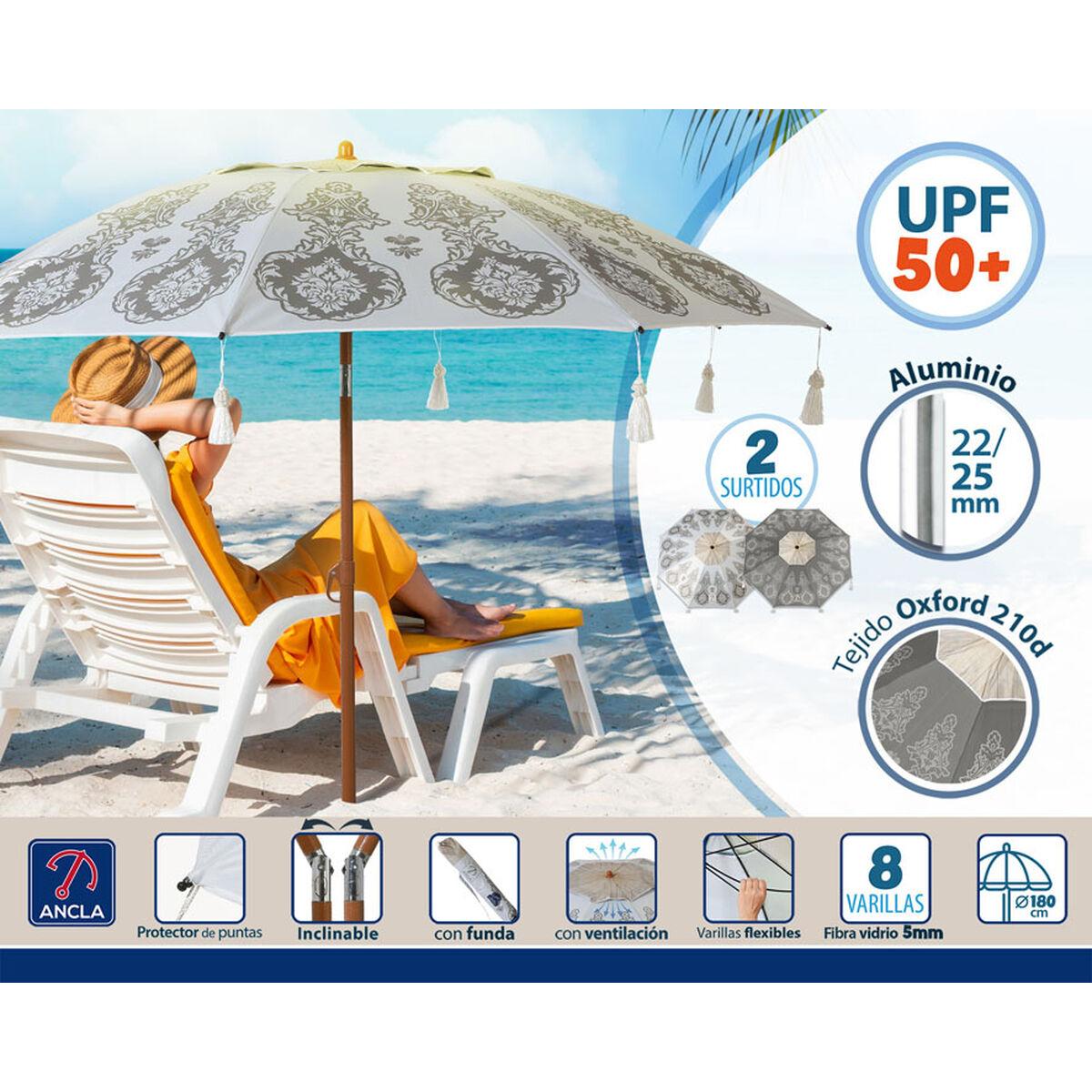Sombrilla de playa Ø 180 cm SPF50+ Oriental