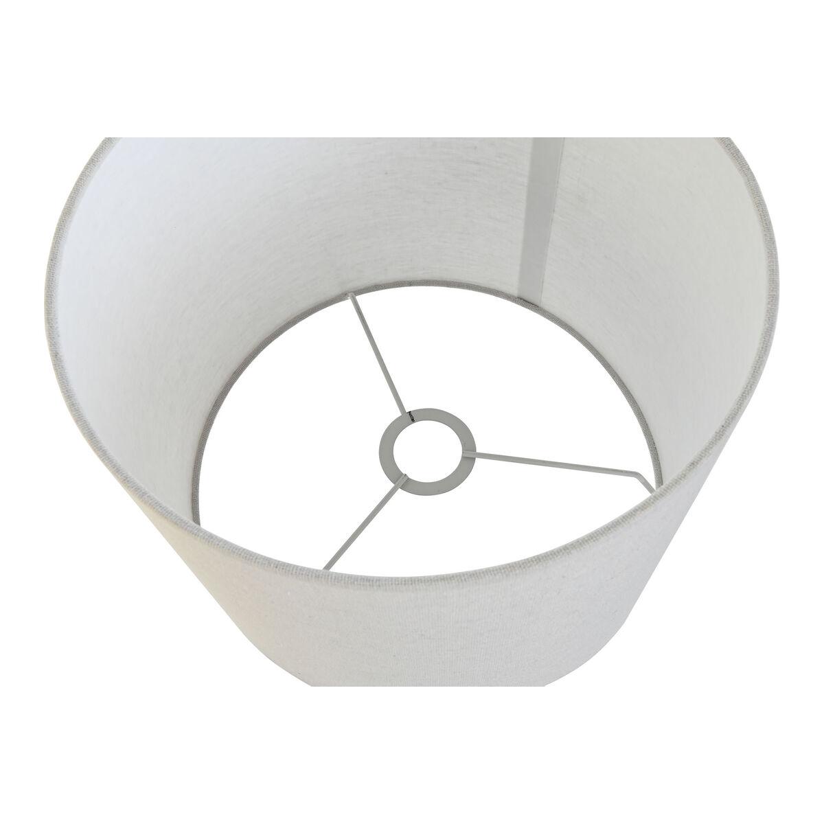 Pantalla de Lámpara Home ESPRIT Beige Lino Metal 40 x 40 x 28 cm (2 Unidades)