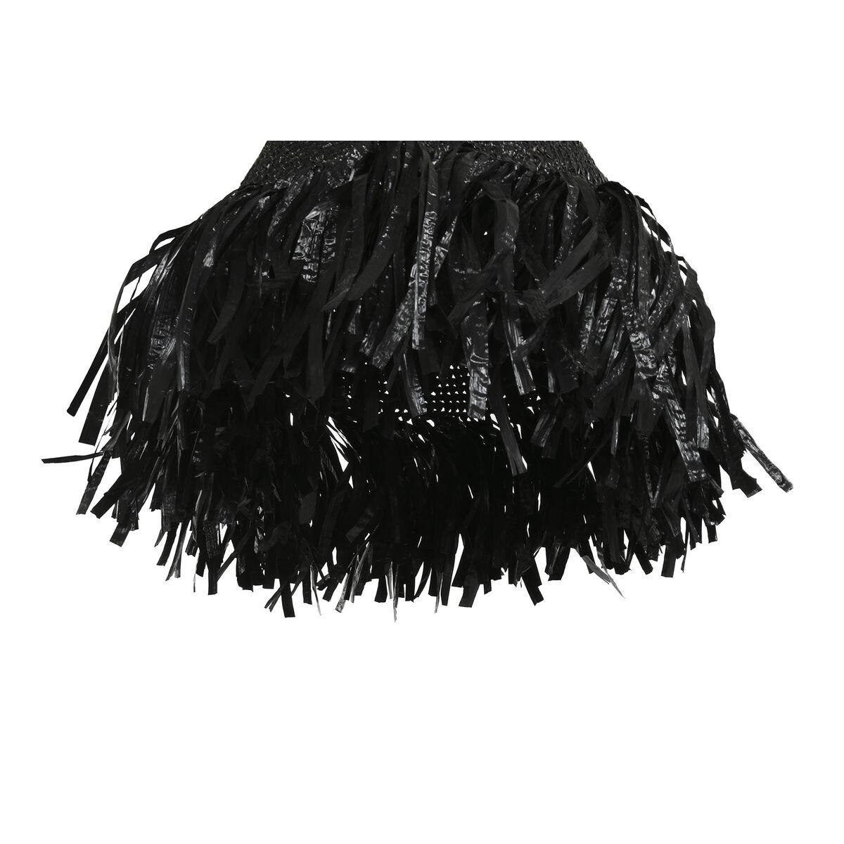 Pantalla de Lámpara Home ESPRIT Negro Rafia 60 x 60 x 80 cm