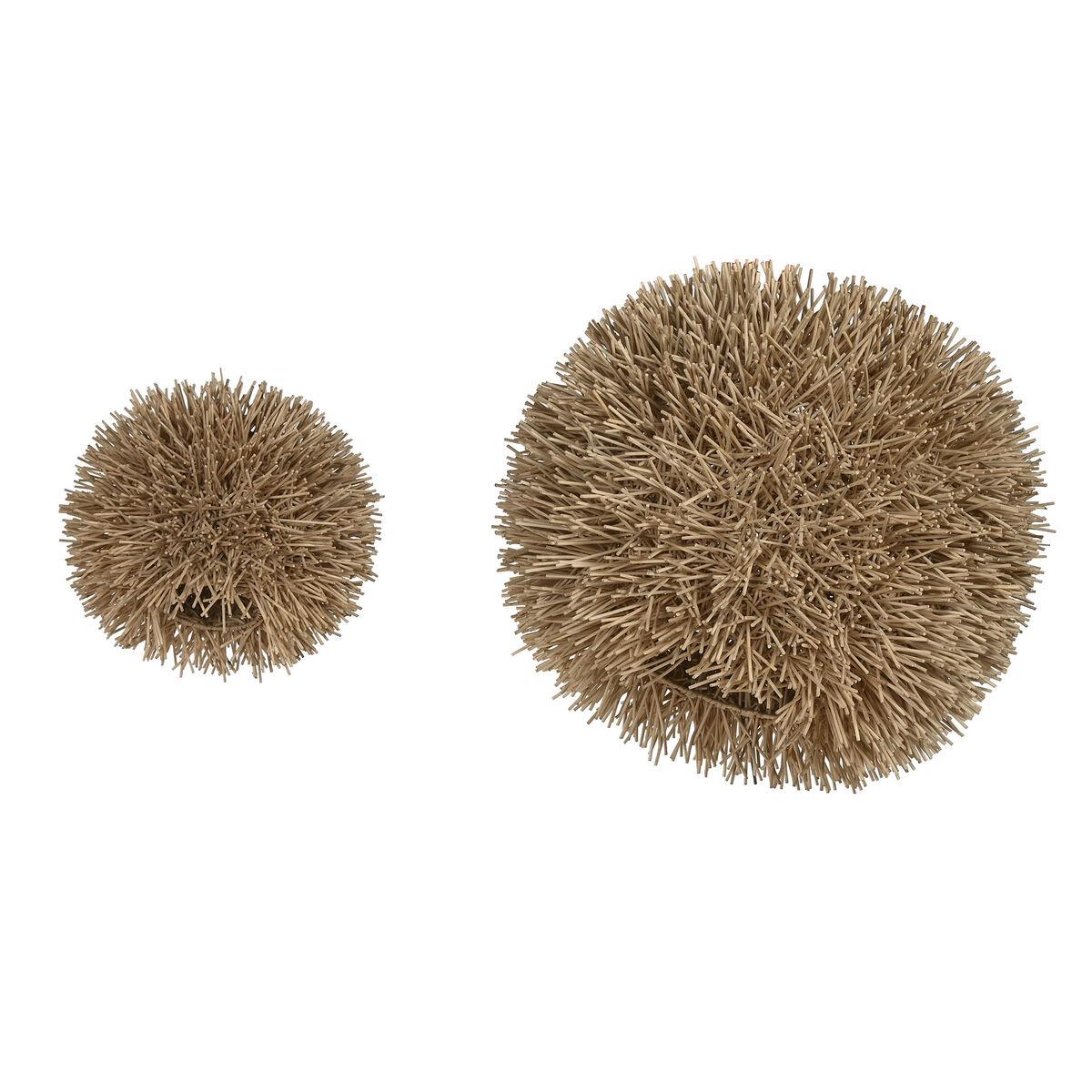 Pantalla de Lámpara Home ESPRIT Natural Bambú 66 x 66 x 52 cm