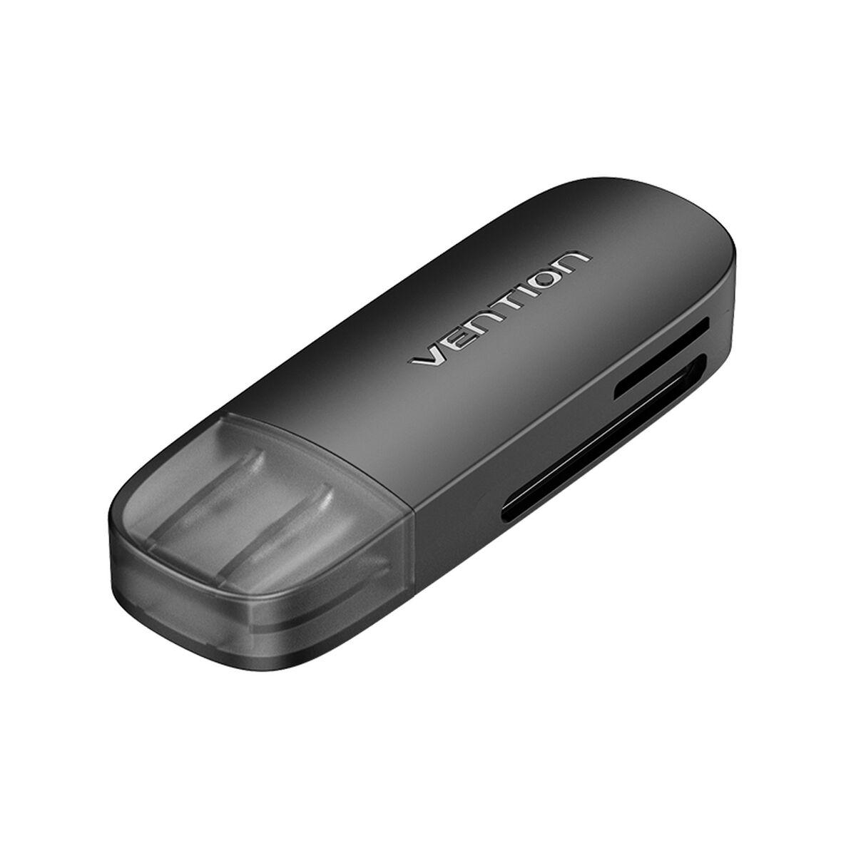 Lector de Tarjetas Externo Vention CLEB0 Negro