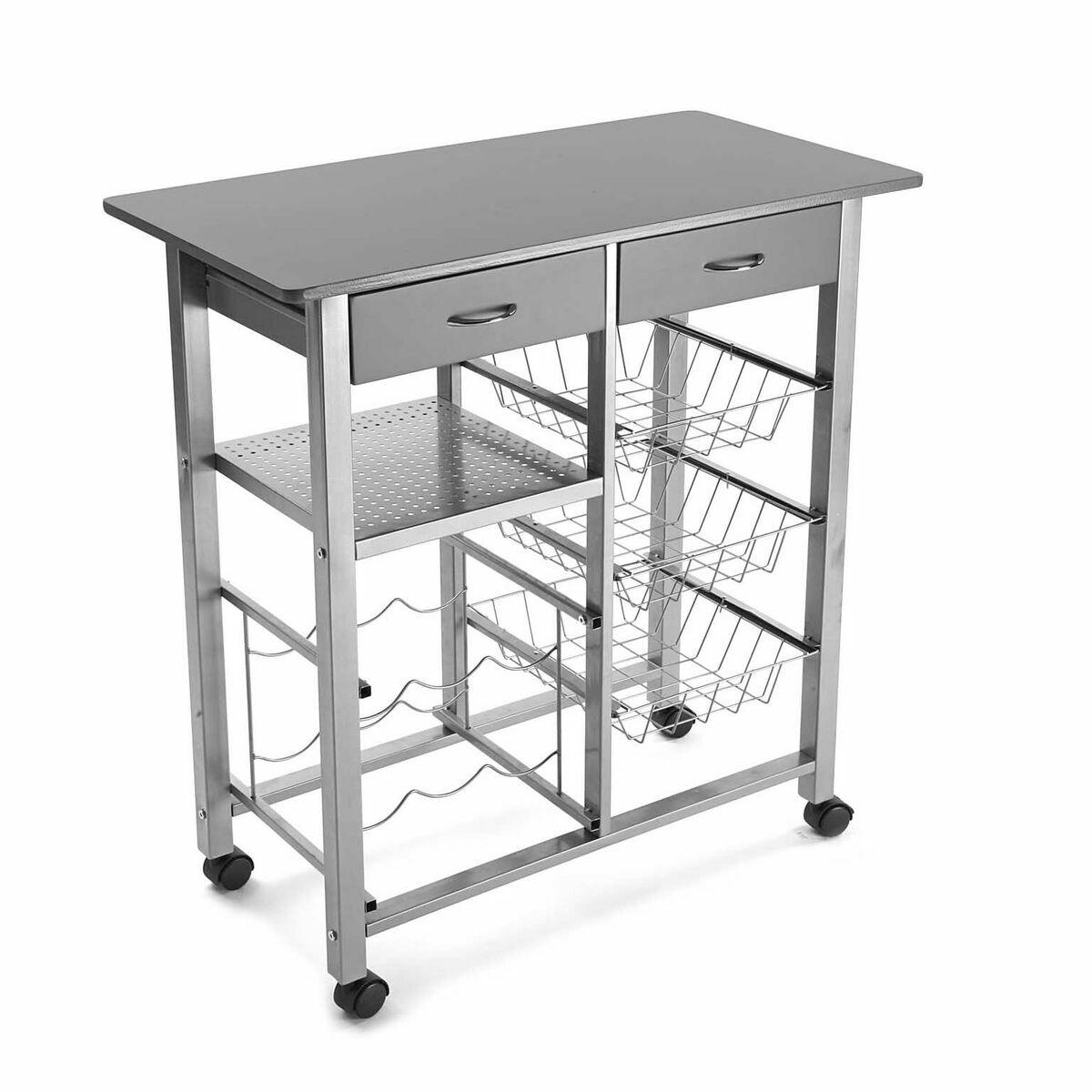Carrito Verdulero Versa Gris Metal (Reacondicionado B)