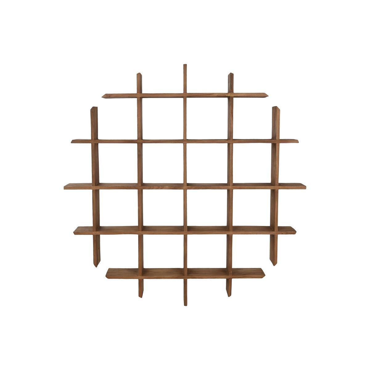 Estantería Home ESPRIT madera de teca 120 x 15 x 120 cm