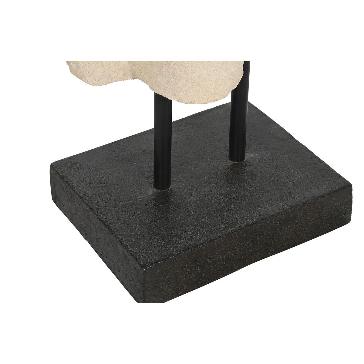 Figura Decorativa Home ESPRIT Blanco Negro Buda 40 x 27 x 148 cm