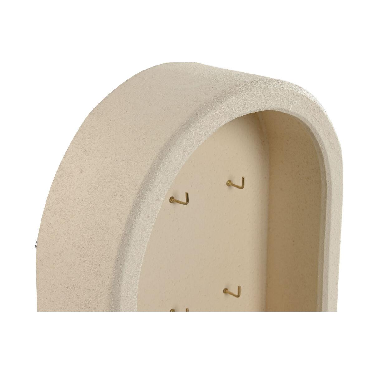 Armario de llaves Home ESPRIT Beige 20,5 X 8,5 X 27,5 cm