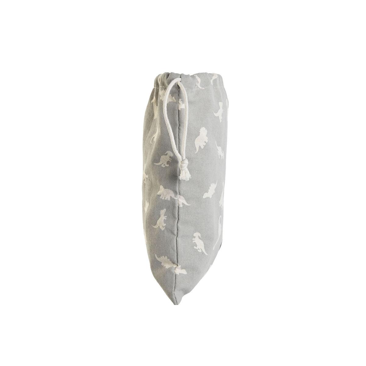 Mochila Saco Infantil DKD Home Decor Blanco Gris 24 x 2 x 26 cm (2 Unidades)