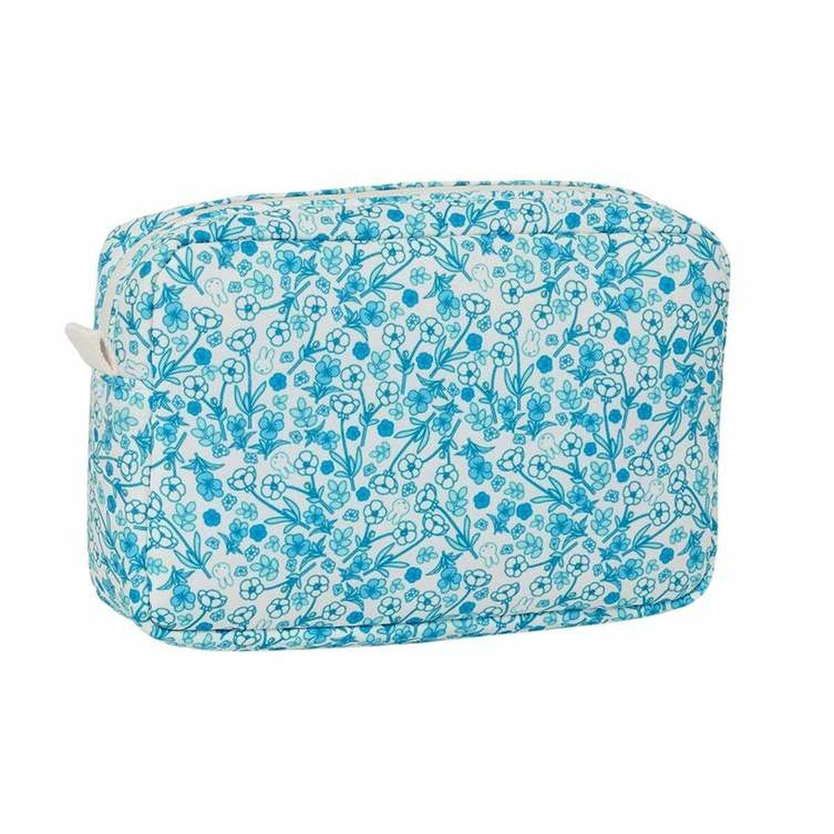 Neceser de Viaje Miffy Garden Turquesa 20 x 13 x 5,5 cm