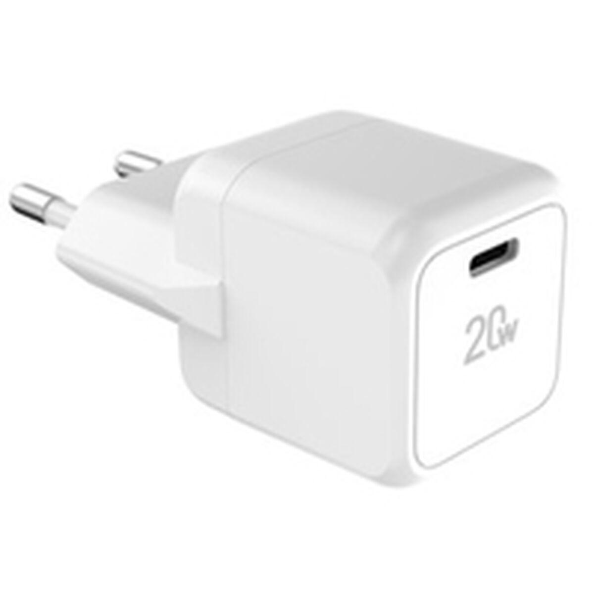 Cargador de Pared Tucano MA-GAN20-EU-W Blanco 20 W