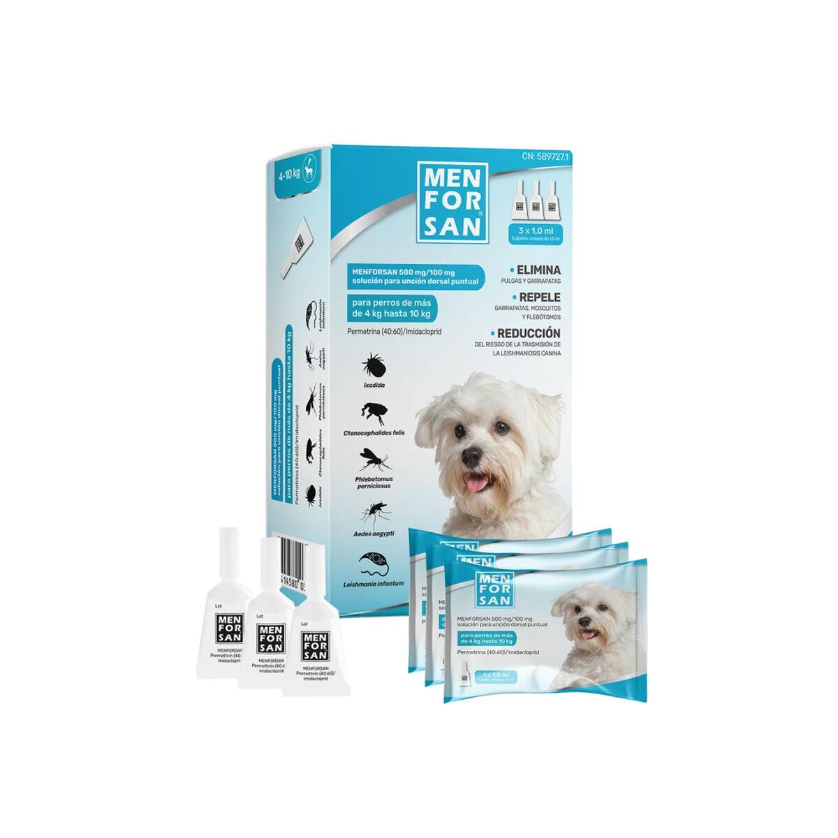 Pipeta para Perros Menforsan SPOT-ON 4-10 kg