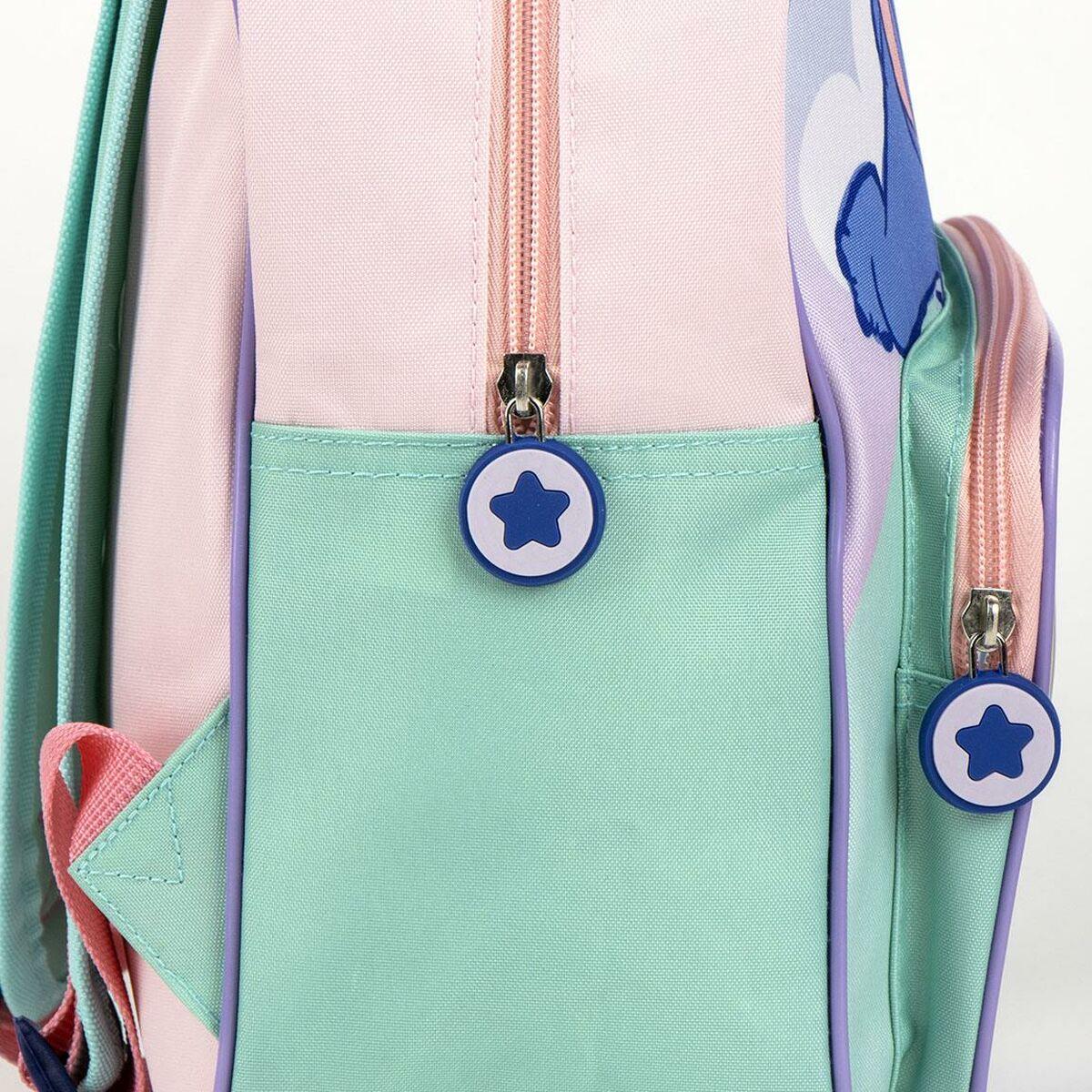 Mochila Escolar Stitch Lila 25 x 30 x 12 cm