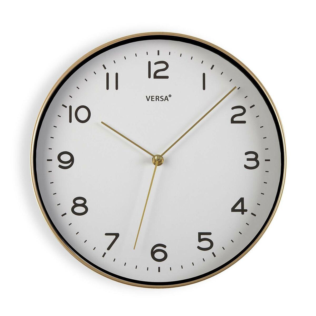 Reloj de Pared Versa Dorado (Reacondicionado A)