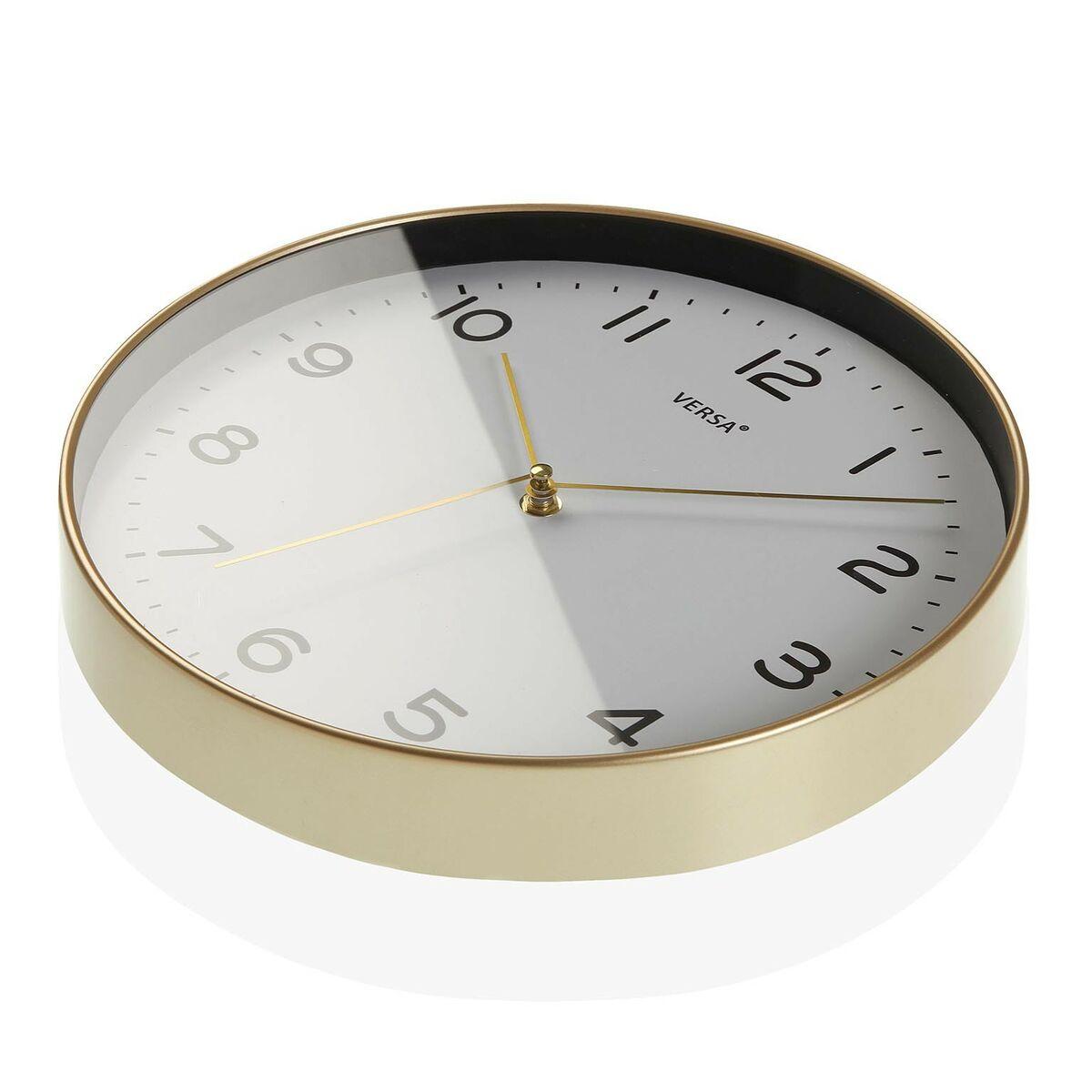 Reloj de Pared Versa Dorado (Reacondicionado A)