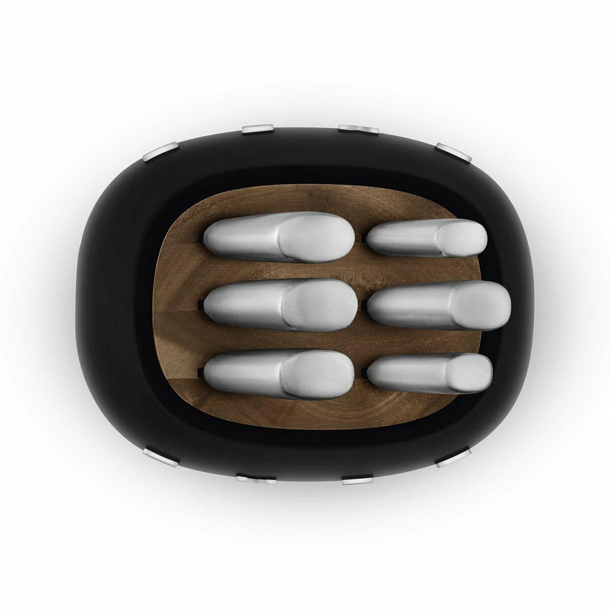 Juego de Cuchillos de Cocina y Soporte Smeg KBSF02BL