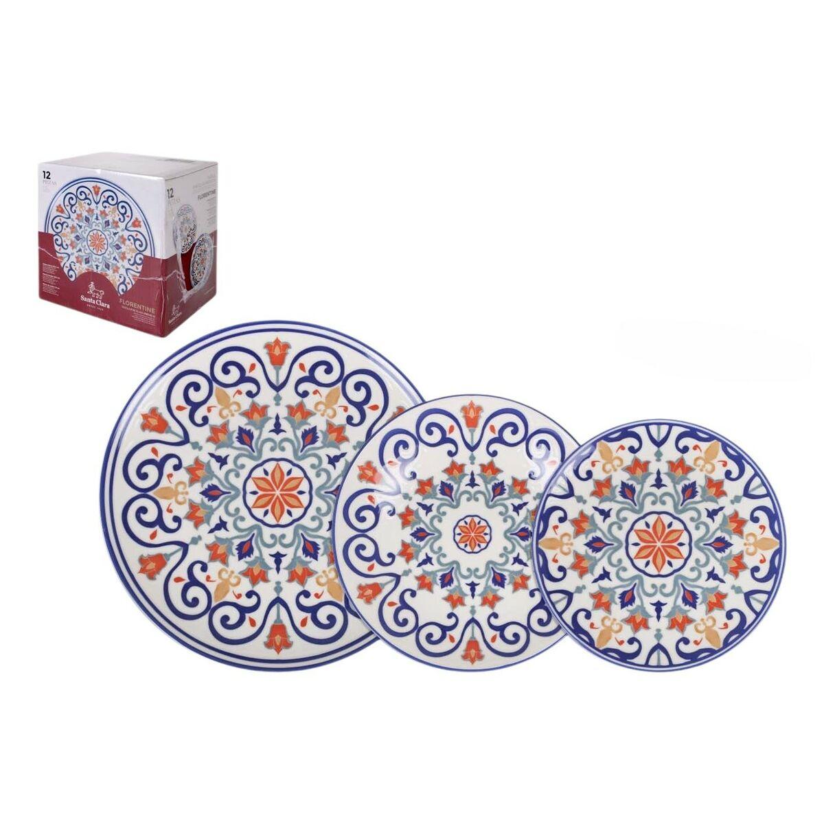Set de Vajilla Santa Clara Porcelana 12 Piezas