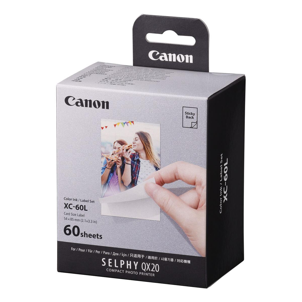 Papel Fotográfico Mate Canon 6756C001 5,4 x 8,5 cm (60 unidades)
