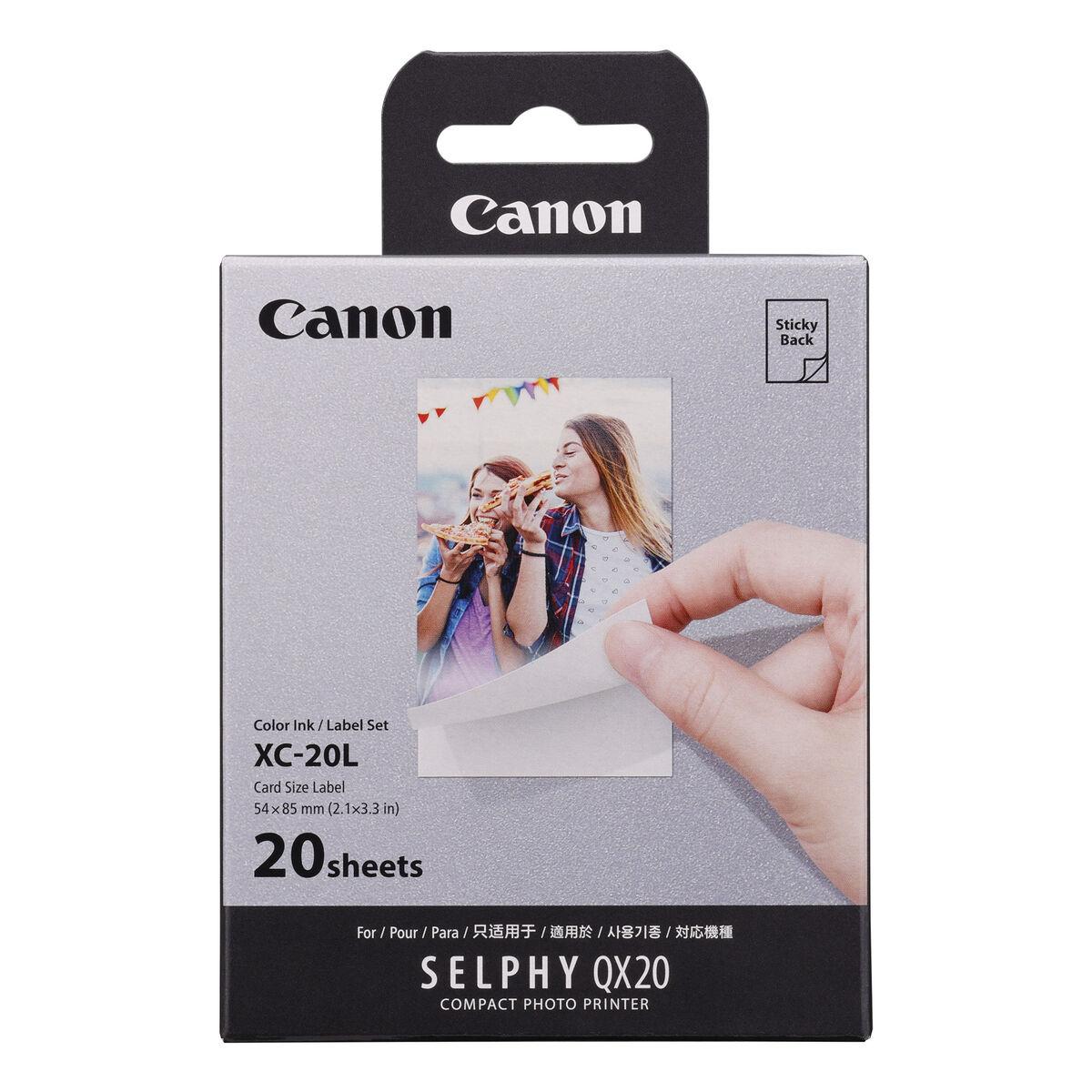 Papel Fotográfico Mate Canon 6755C002 5,4 x 8,5 cm (20 Unidades)