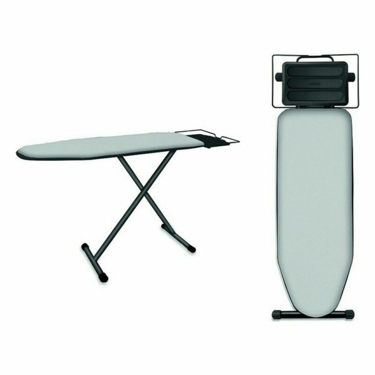 Tabla de Planchar Braun Negro Gris Perla Madera (Reacondicionado B)