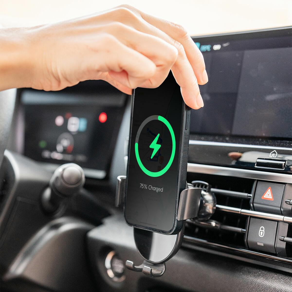 Soporte Cargador Rápido Inalámbrico para Coche Chakar InnovaGoods (Reacondicionado A)