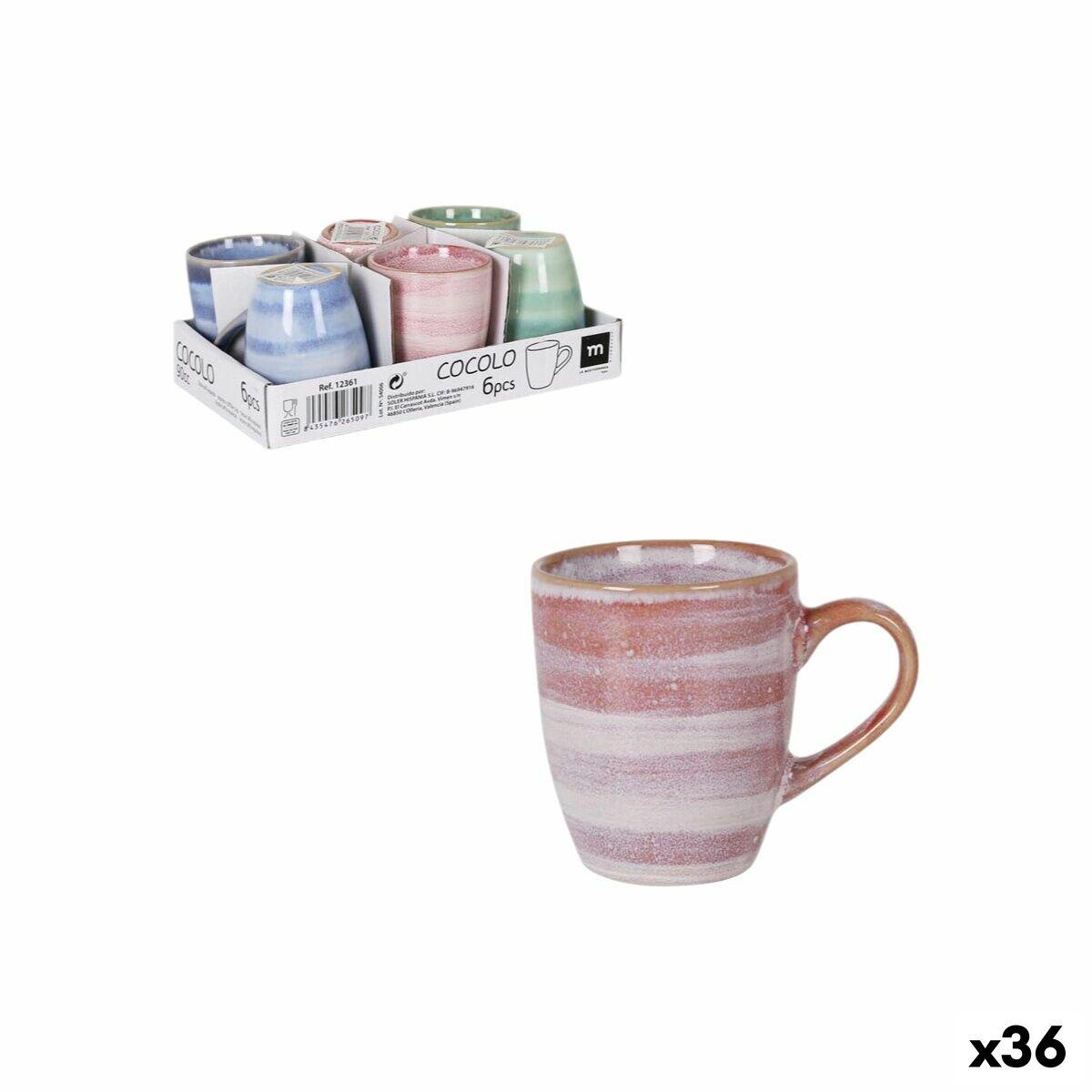 Taza de café y té La Mediterránea Cocolo 90 ml (36 Unidades)