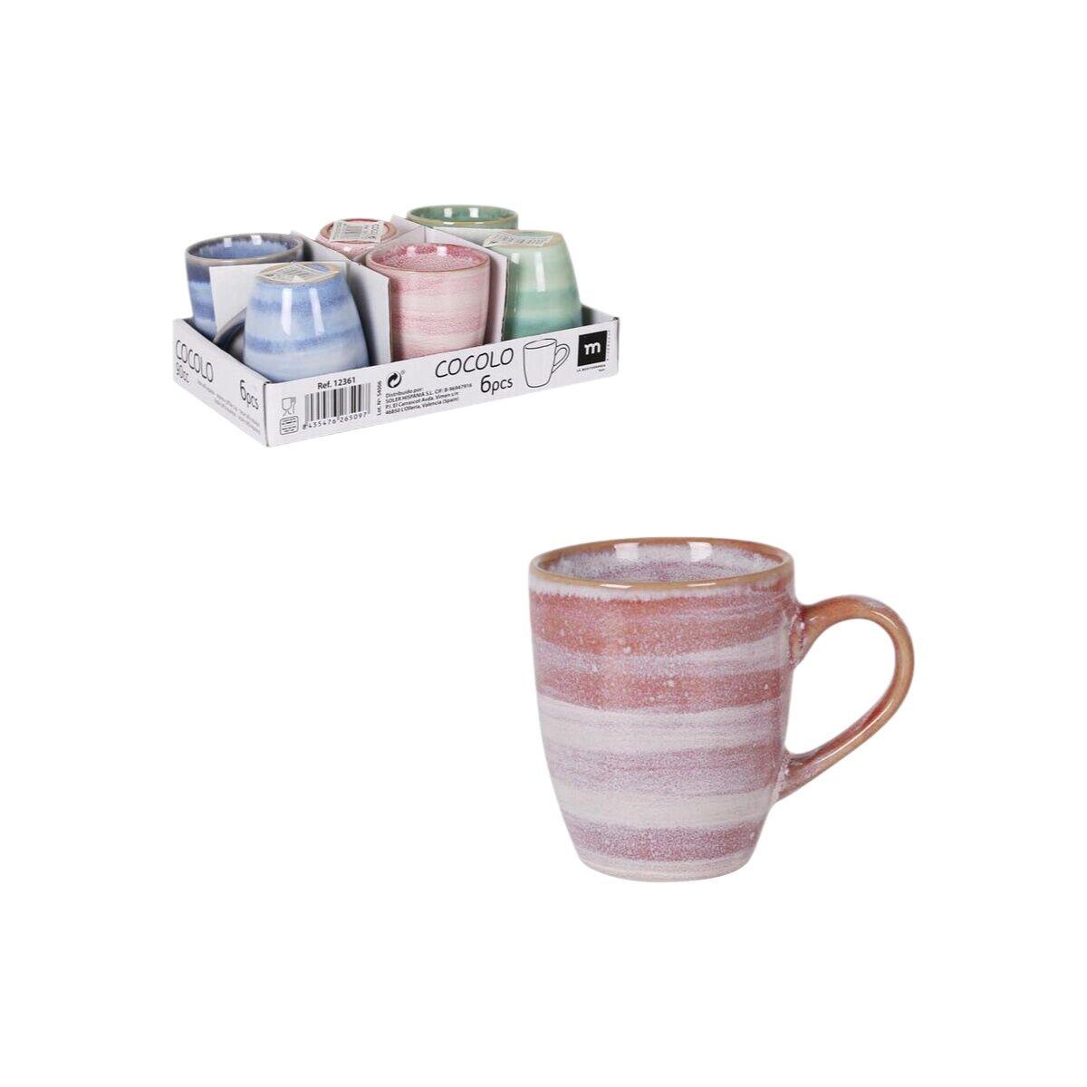 Taza de café y té La Mediterránea Cocolo 90 ml (36 Unidades)