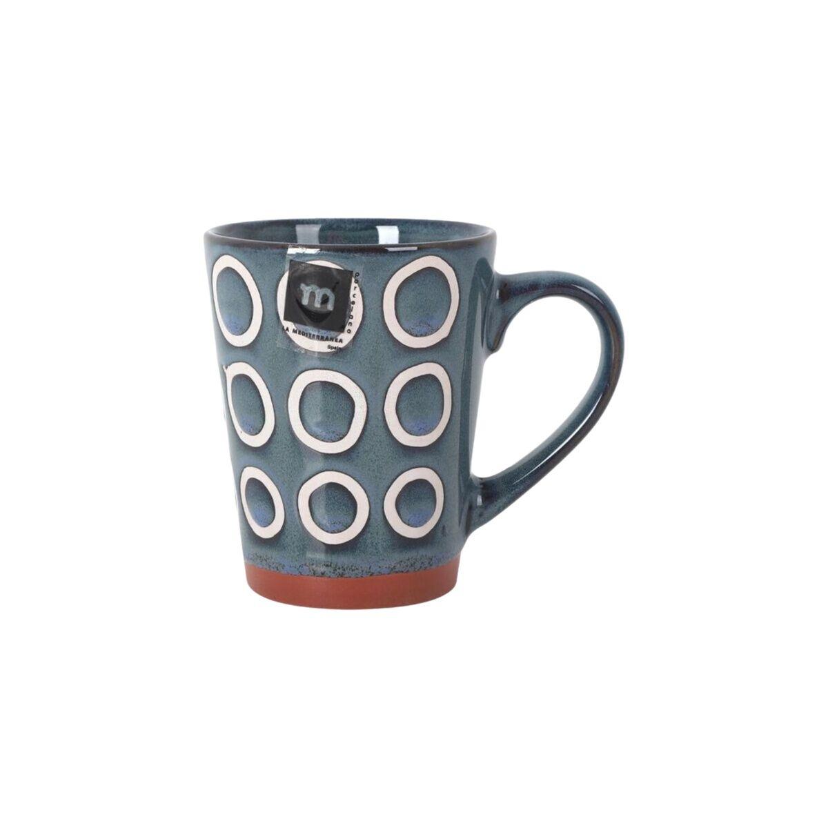 Taza Mug La Mediterránea Almudena Azul 330 ml (36 Unidades)
