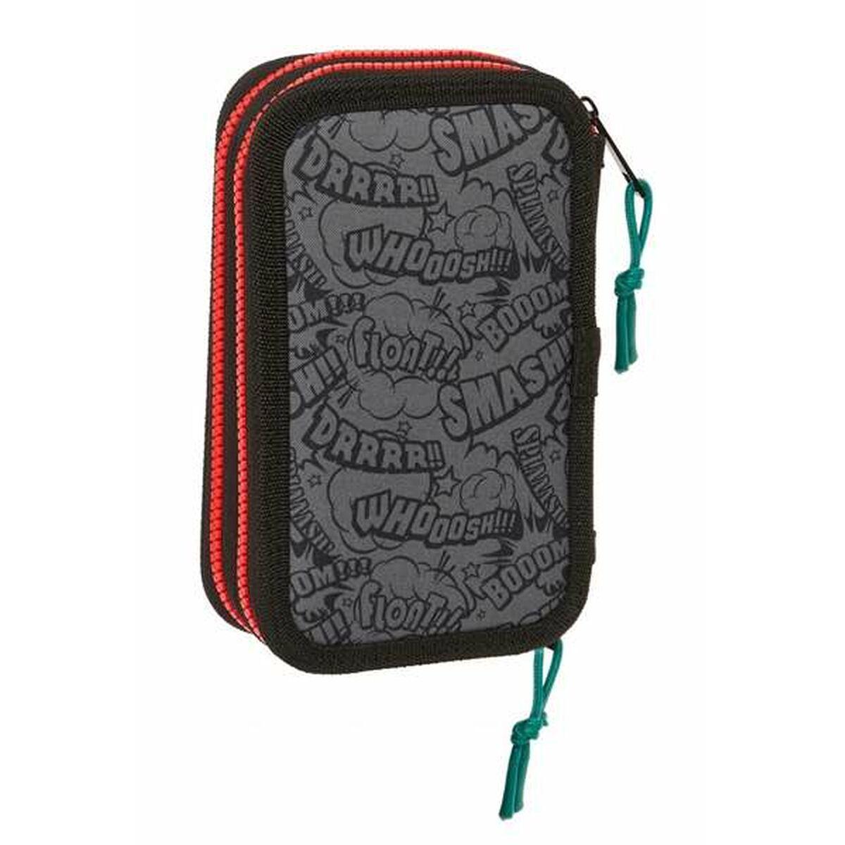 Plumier Doble Safta 12,5 x 19,5 x 4 cm 28 piezas