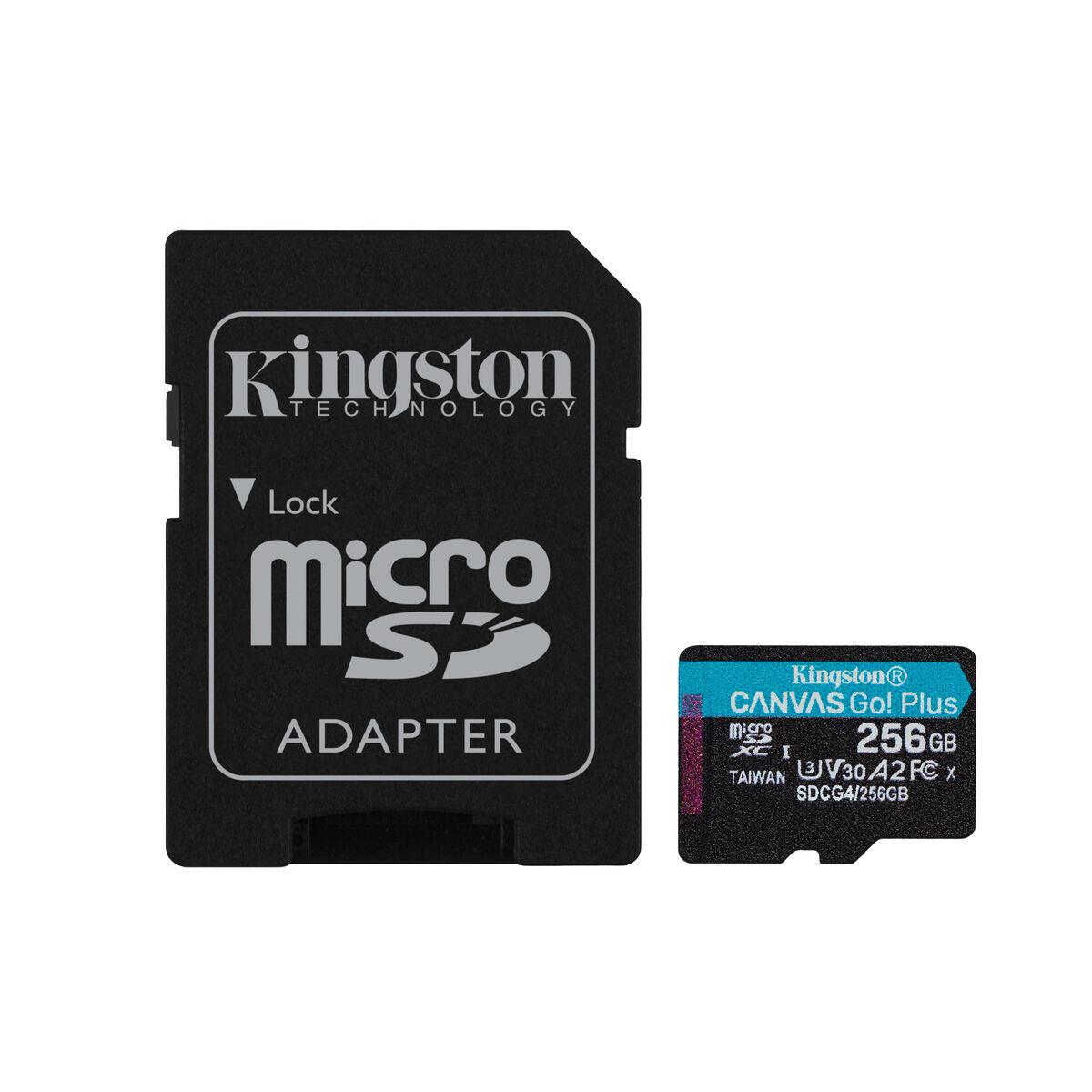 Tarjeta de Memoria Micro SD con Adaptador Kingston SDCG4/256GB 256 GB