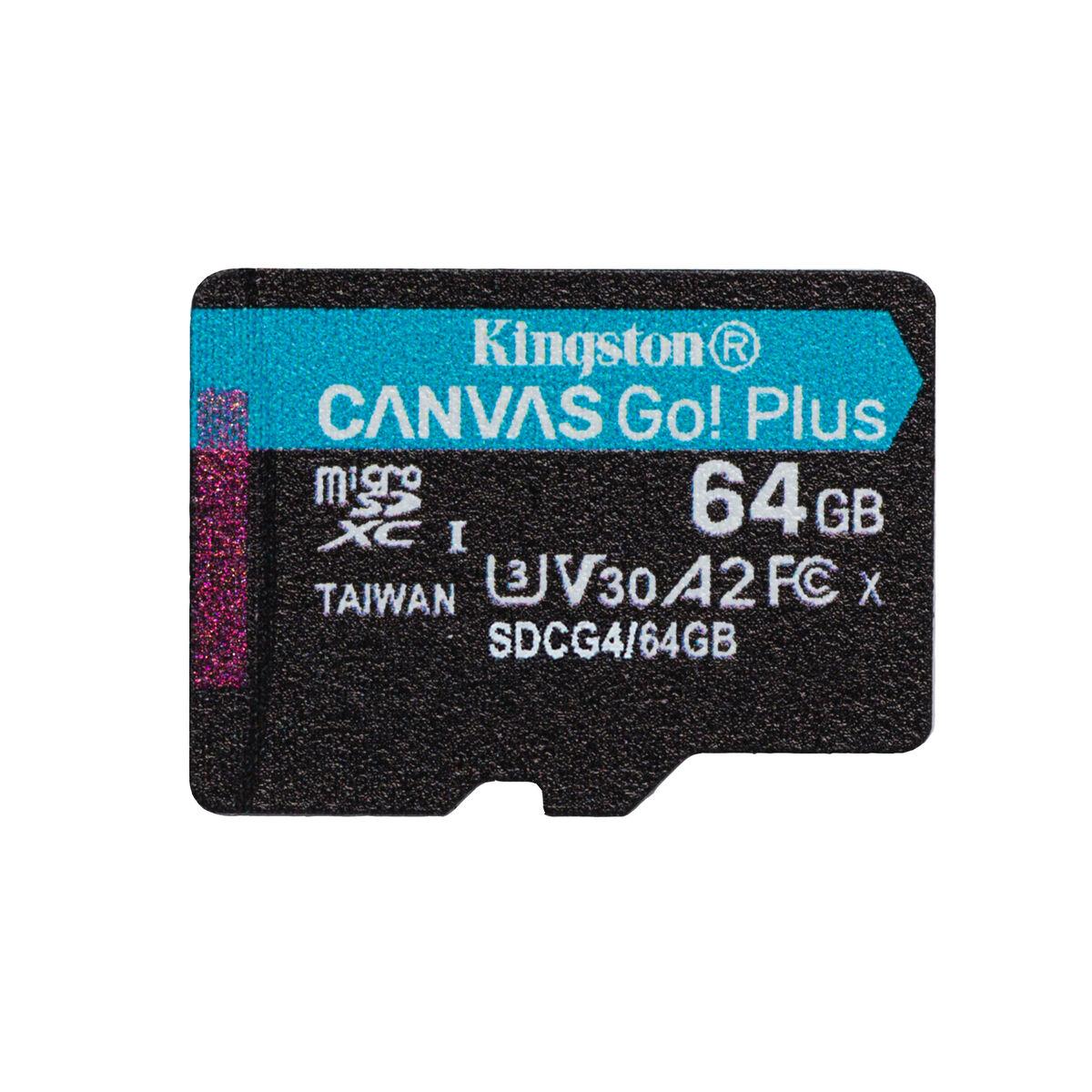 Tarjeta de Memoria Micro SD con Adaptador Kingston SDCG4/64GB 64 GB