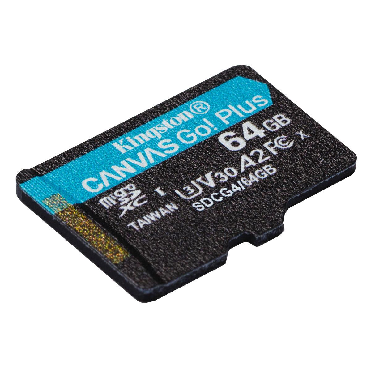 Tarjeta de Memoria Micro SD con Adaptador Kingston SDCG4/64GB 64 GB