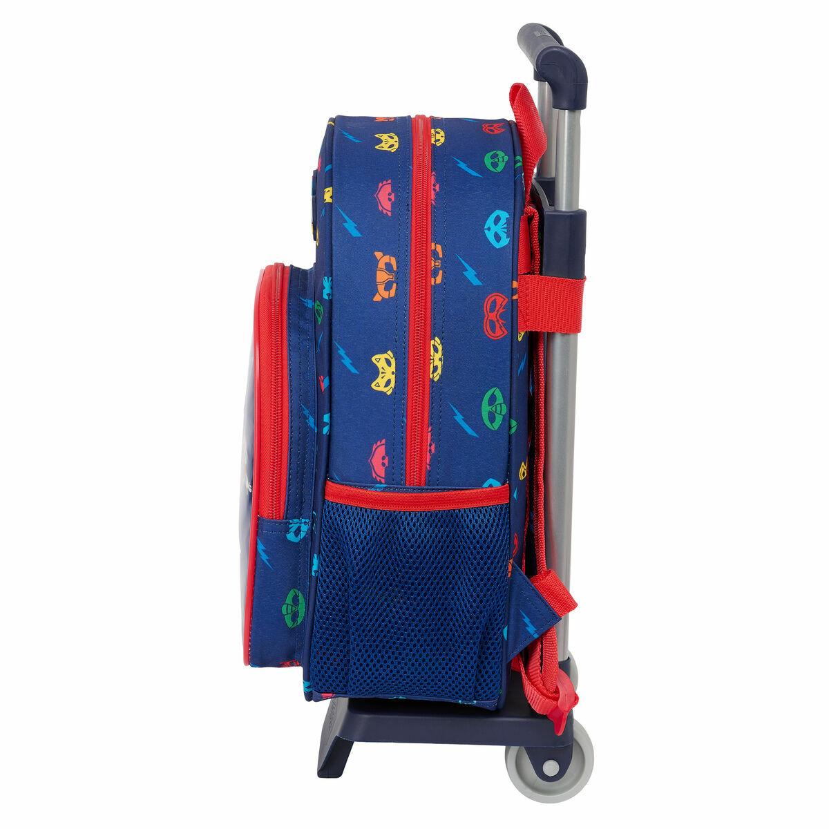 Mochila Escolar con Ruedas PJ Masks Ready 26 x 34 x 11 cm