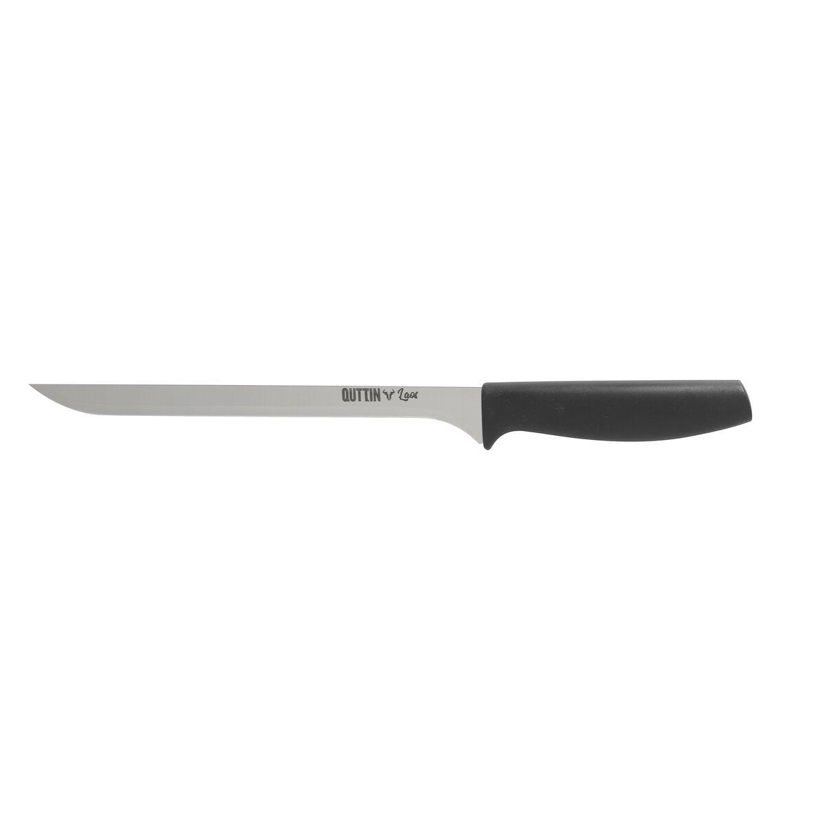Cuchillo Jamonero Quttin Laos 22 cm Negro Plateado (36 Unidades)