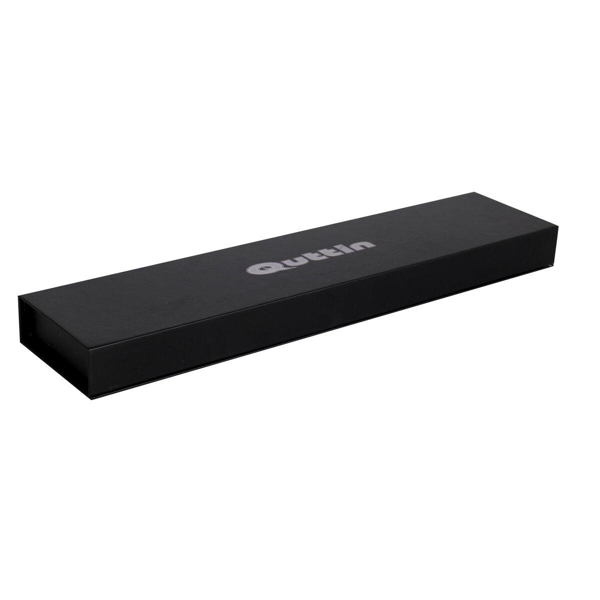 Cuchillo de Cocina Quttin DAMASKUS Negro Plateado 15 cm (2 Unidades)