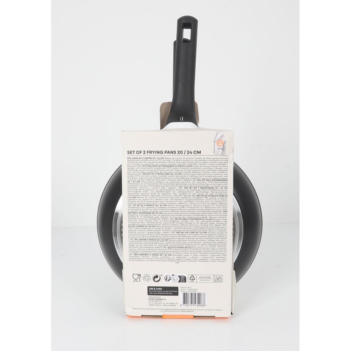 Juego de Sartenes MasterChef 2,5 mm (4 Unidades)