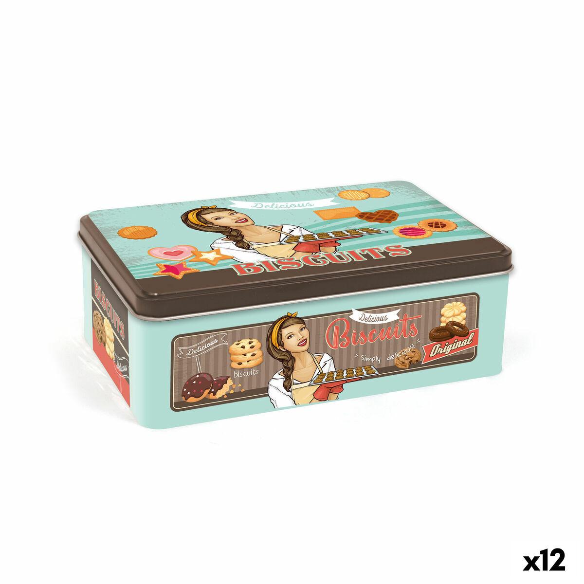 Bote Metálico Quttin BISCUITS (12 Unidades)