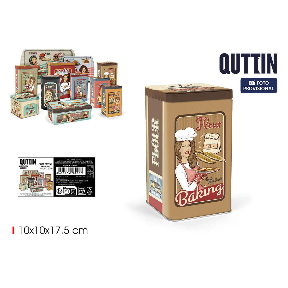 Bote Metálico Quttin Baking (12 Unidades)