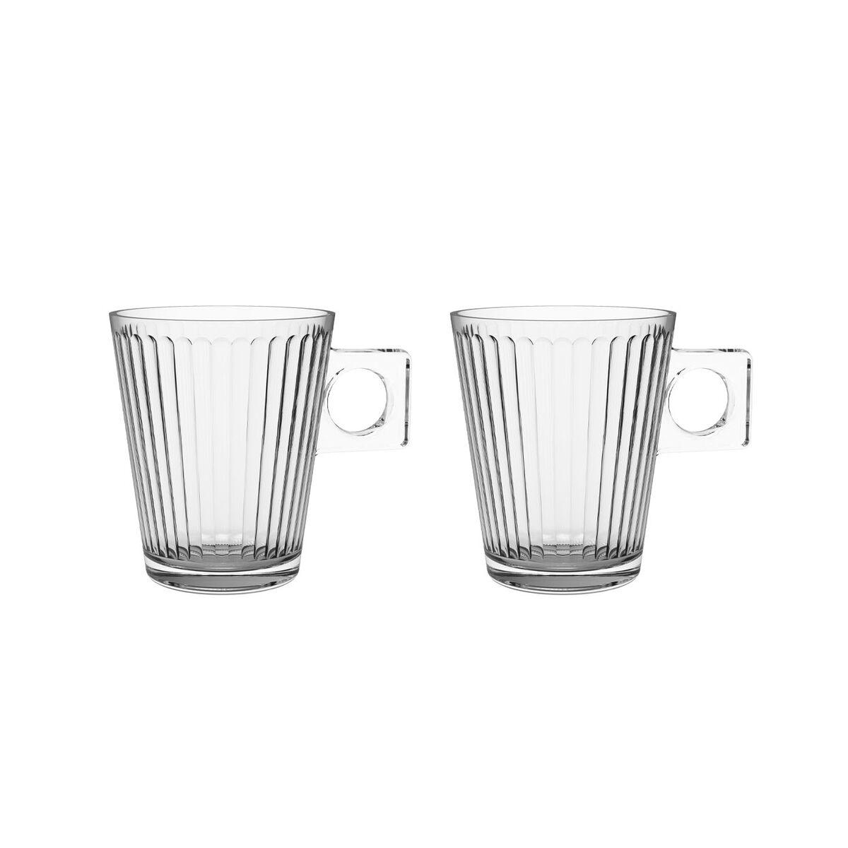 Juego de Tazas La Mediterránea Lima lineal 2 Piezas (36 Unidades)