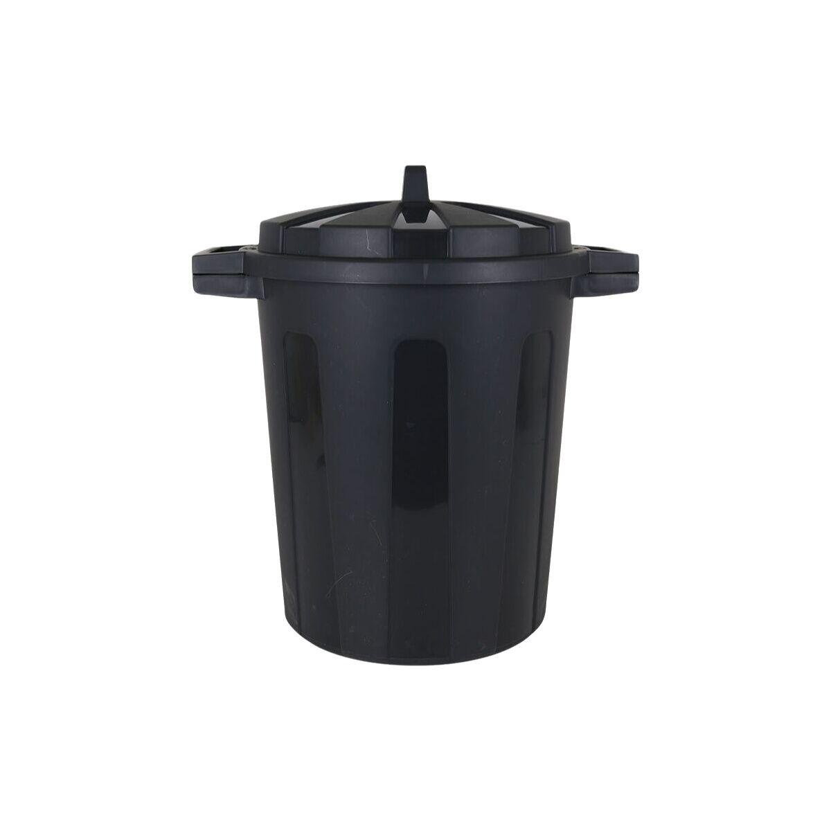 Cubo de Basura con Ruedas Dem Negro 25 L (6 Unidades)
