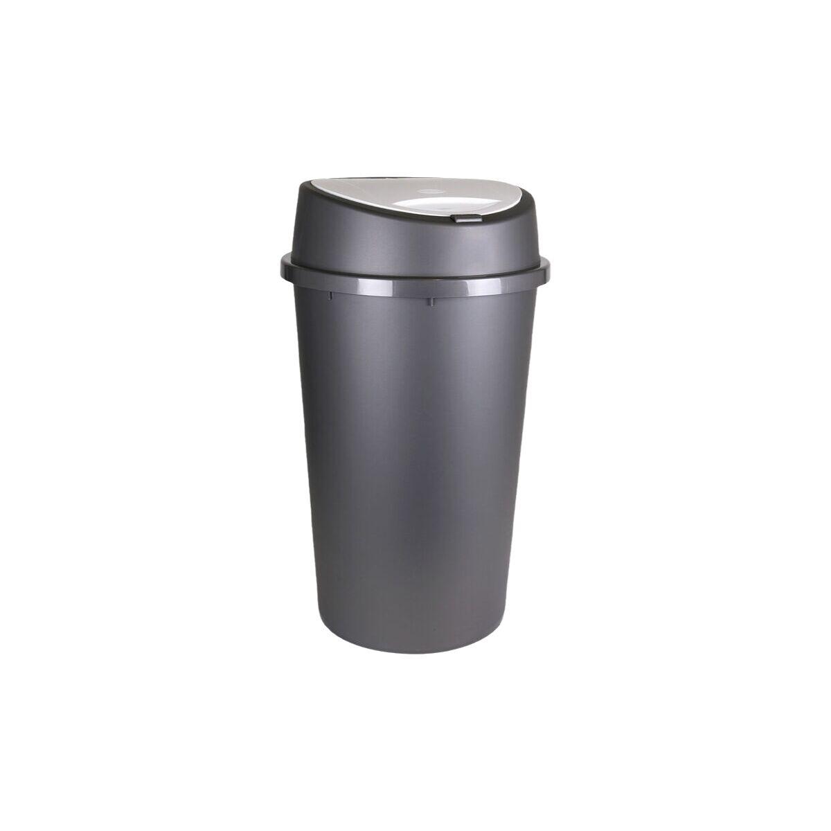 Cubo de basura Tontarelli Bingo Grafito 45 L (10 Unidades)